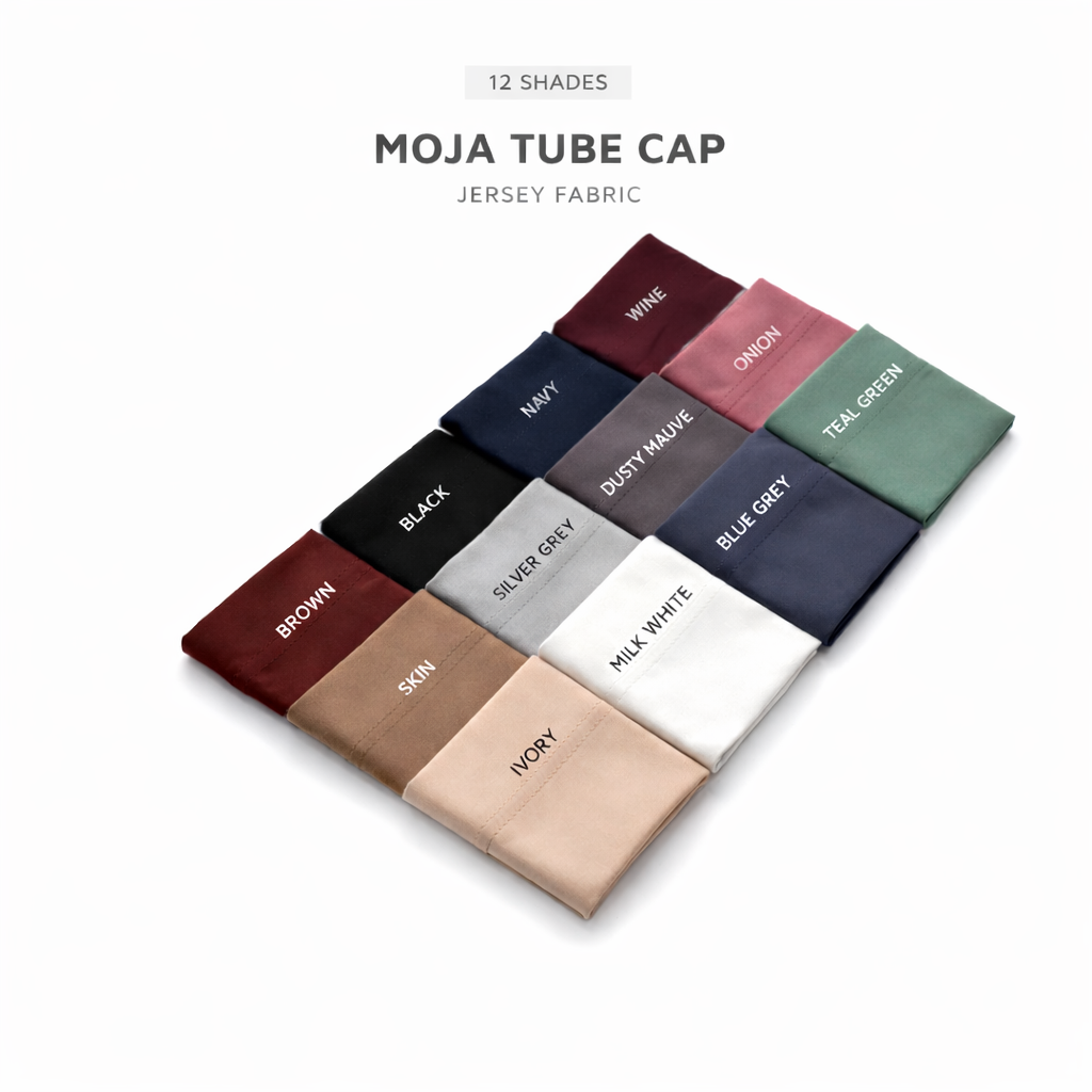 Jersey Tube Cap – Assorted Colors (12 colors)