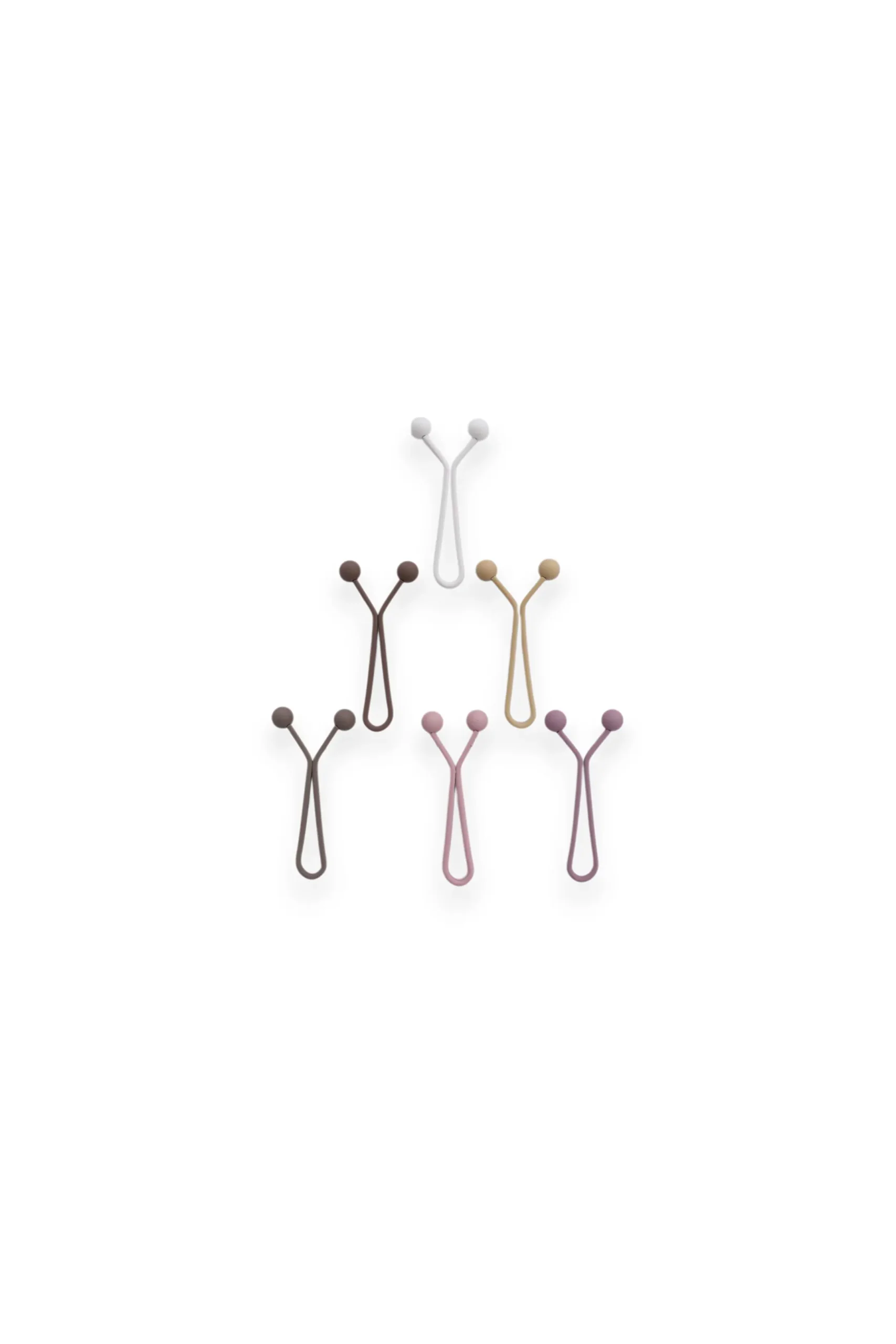 Hijab Loop Pins-Mixed Colors,6 Pcs