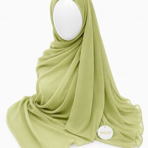 Malaysian  Georgette Chiffon Hijab - Avacado