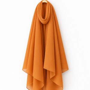 Malaysian  Georgette Chiffon Hijab - Mustard Gold